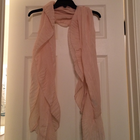 Light pink scarf