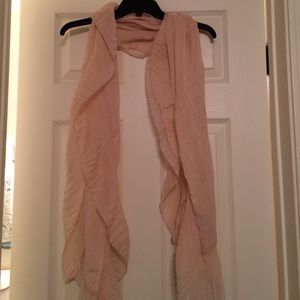 Light pink scarf