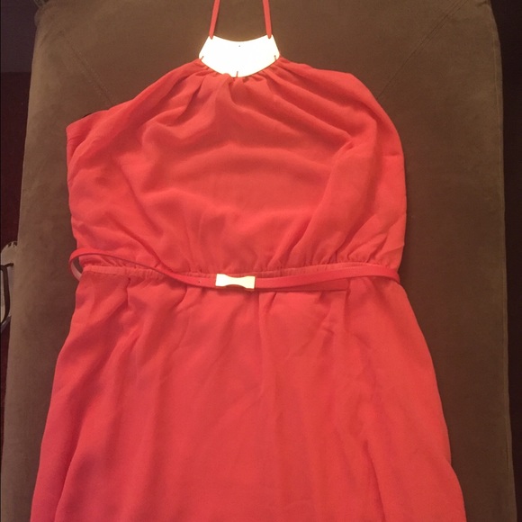 NWOT Coral Haltar dress