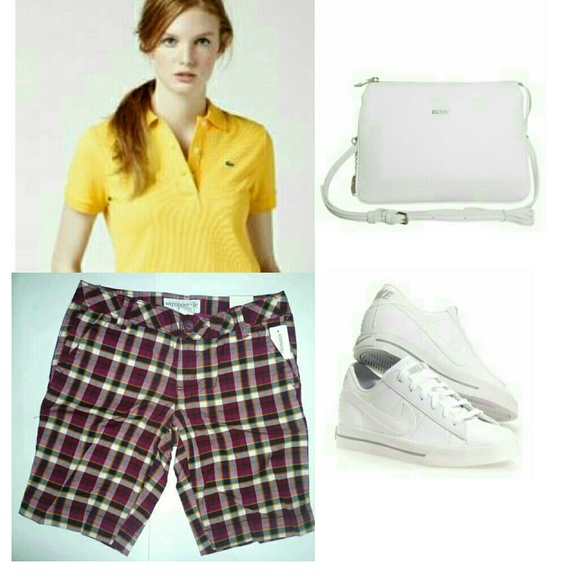 Bnwot Plaid Bermuda Shorts