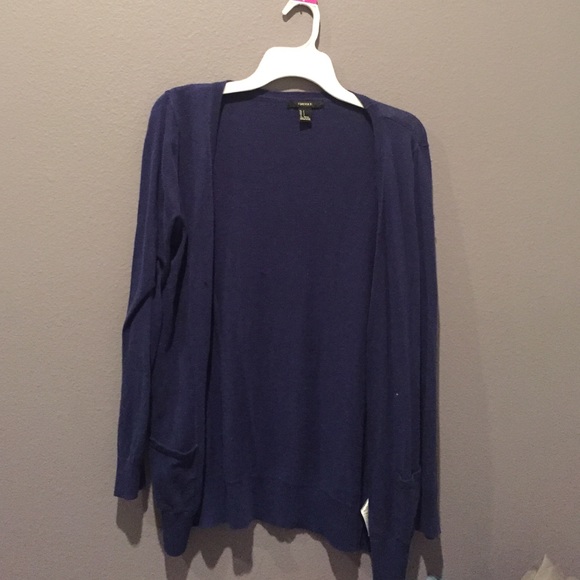 Navy blue cardigan