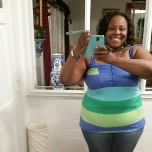 Multicolor Liz Calaiborne Tank