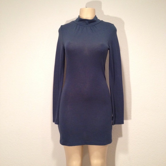 Forever 21 Dresses & Skirts - ✋🏻HOLD✋🏻Knit L/S Turtle Neck Mini Dress/Tunic