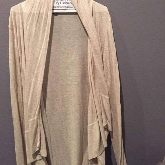 Drapey beige cardigan