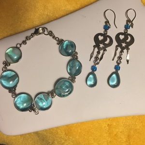 Bracelet & earring set
