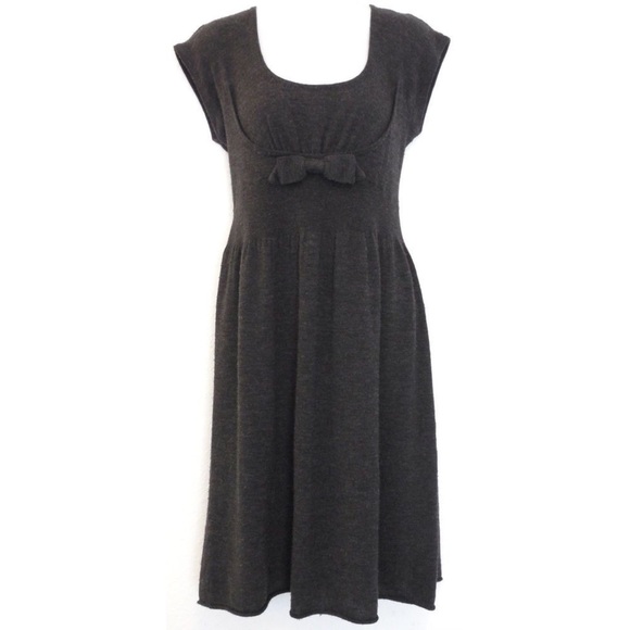 Anthropologie Moth Brand Wool Dress w/ Detail