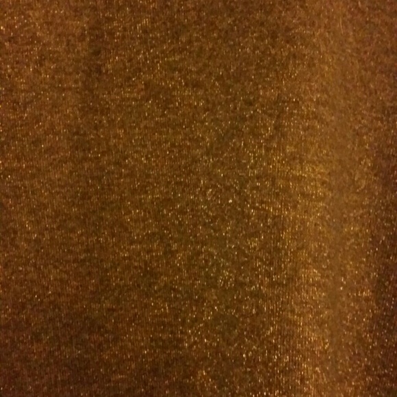 Shimmery bronze long sleeve top - Picture 2 of 3