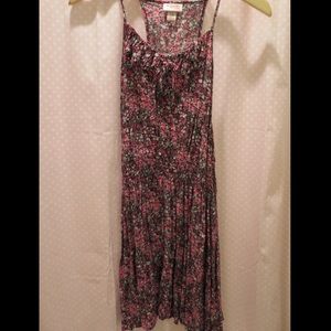 Pink Floral Summer Dress