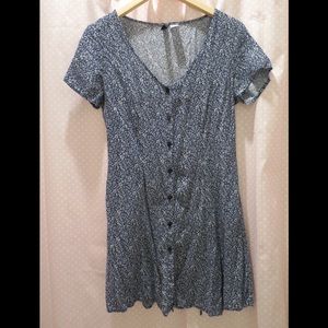 H&M Navy Blue Floral Dress