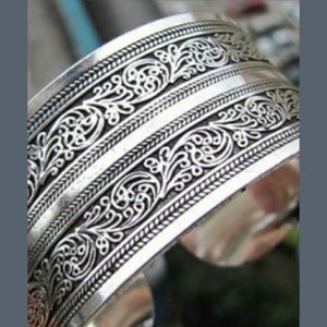 BoHo Chic Silver Cuff