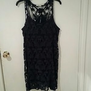 Blue Crochet dress LC Lauren Conrad