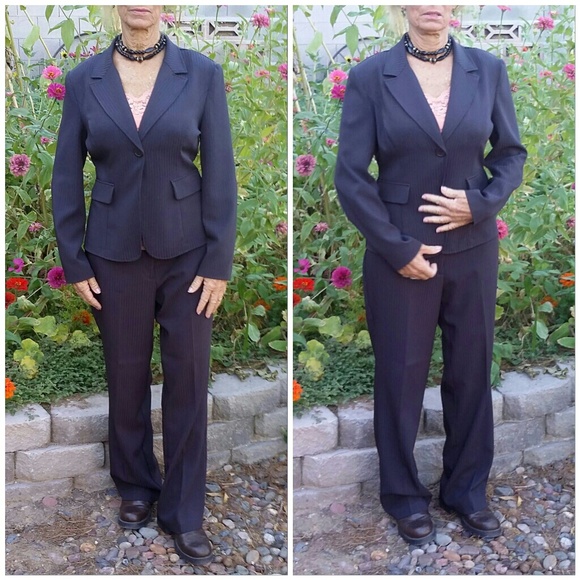 Aroma Studios  Pants - 🎄SALE🎄2 piece suit, black on black pinstripe