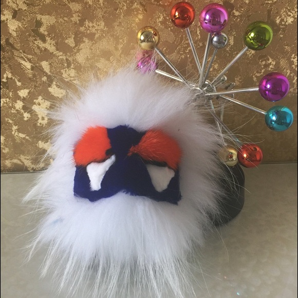 mink bag charm