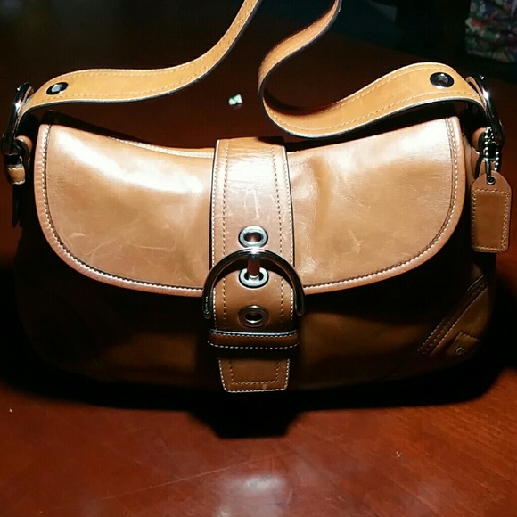 Coach Handbags - FINAL💲- Authentic Coach SOHO Leather Hobo