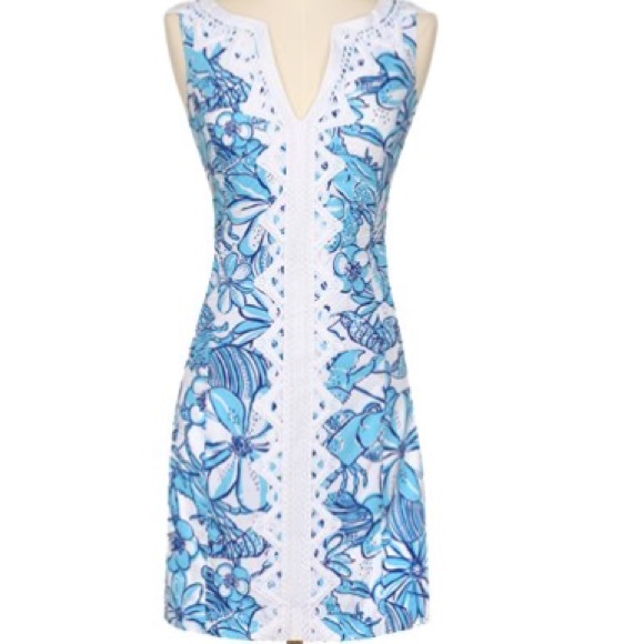 Lilly Pulitzer Dresses & Skirts - Lilly Pulitzer Jubilee Blue Coronado Crab Dress