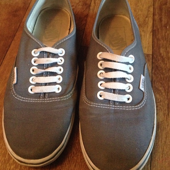 Grey slip on vans!