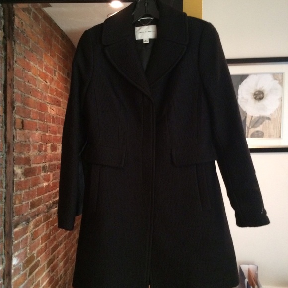 Banana Republic black pea coat