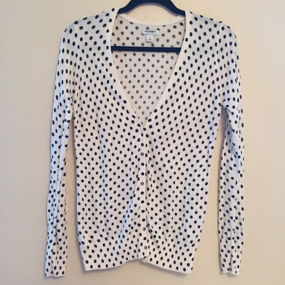 Old Navy Polka Dot Cardigan