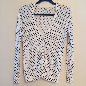 Old Navy Polka Dot Cardigan
