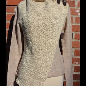 Gro a live boiled wool &I knit sweater jacket