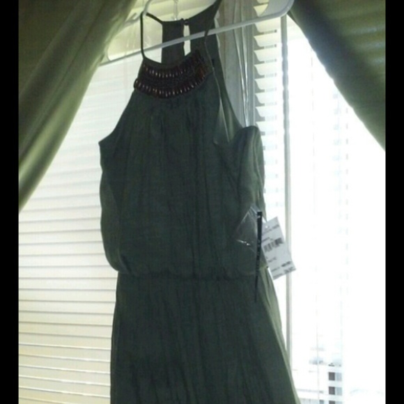 Nordstrom As U Wish Olive Green dress