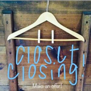 Closet closing-make an offer!