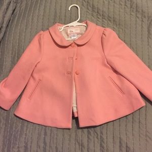 Janie and Jack pink wool jacket size 2t-3t