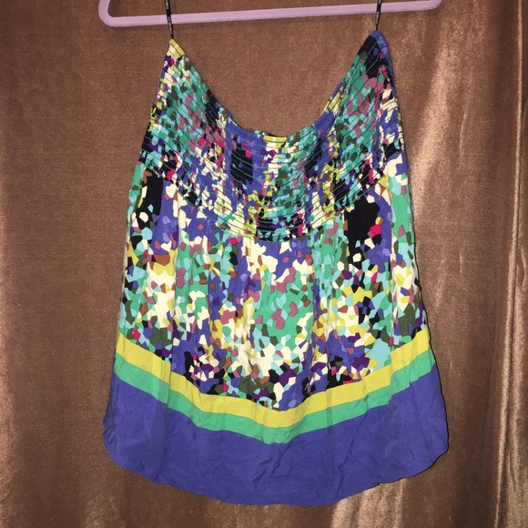 Plus Size Colorful Tube Top