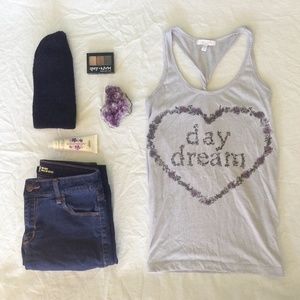 Delias- Dusty grey "day dream" tank