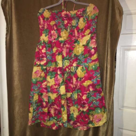 Plus Size Halter Tube Top Dress