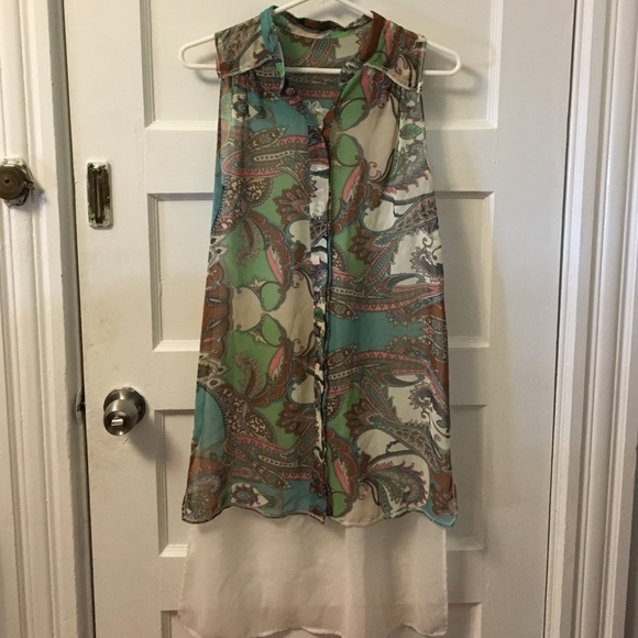LF Patterned Chiffon Shirt