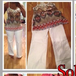 Gap White Pants