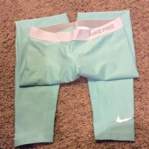 Tiffany Blue Nike Leggings