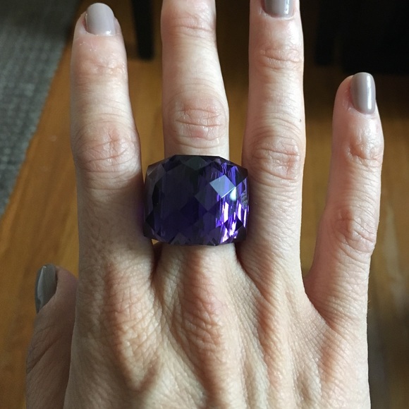 Swarovski Jewelry - Swarovski purple crystal ring