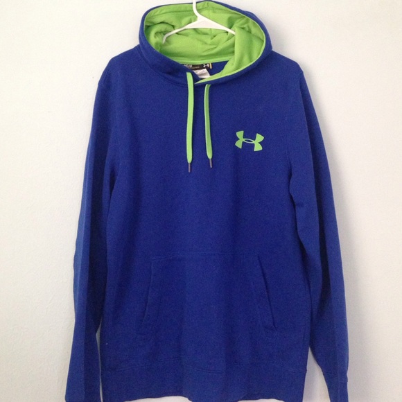 Blue and green Under Armour hoodie