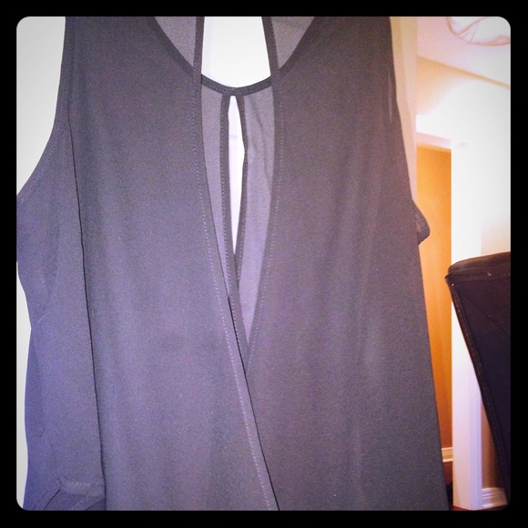 See through silk Nordstrom tunic.