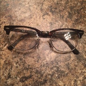 Ray ban club master eye glasses.