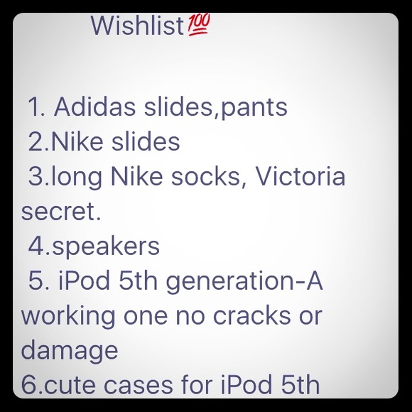 Wishlist stuff I'm looking for