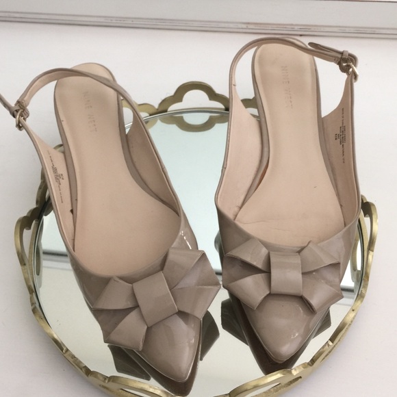 Nine West bow flats