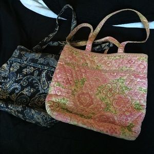 TWO Vera Bradley Tote Bags