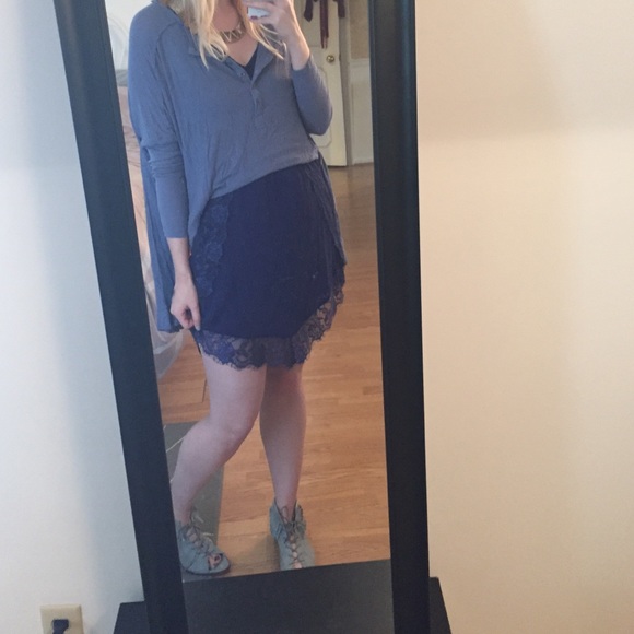 Free People royal blue slip - Picture 2 of 4