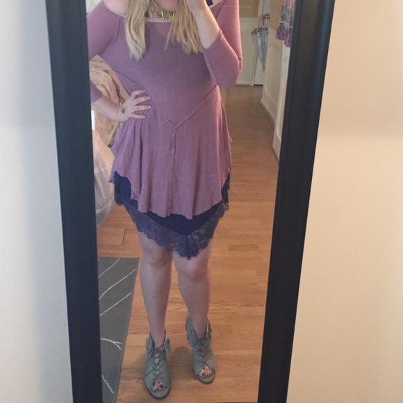 Free People royal blue slip - Picture 3 of 4