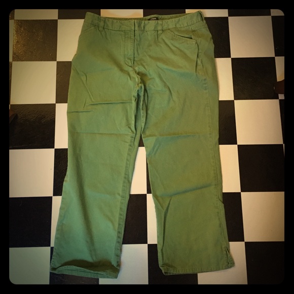 JCrew Cropped Favorite Fit Pants.