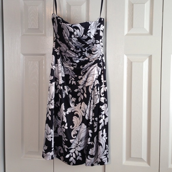 Black and white dress