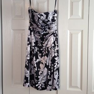 Black and white dress