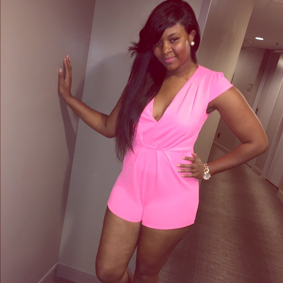 Pink romper