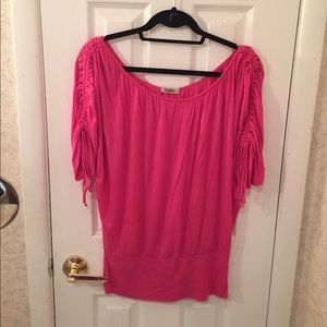 Hot pink top