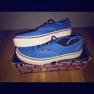 Blue Vans BRAND NEW