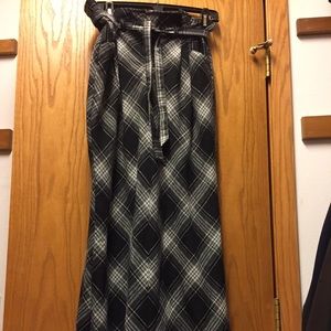 Old Navy plaid maxiskirt