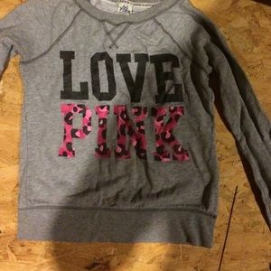 Love pink sweater